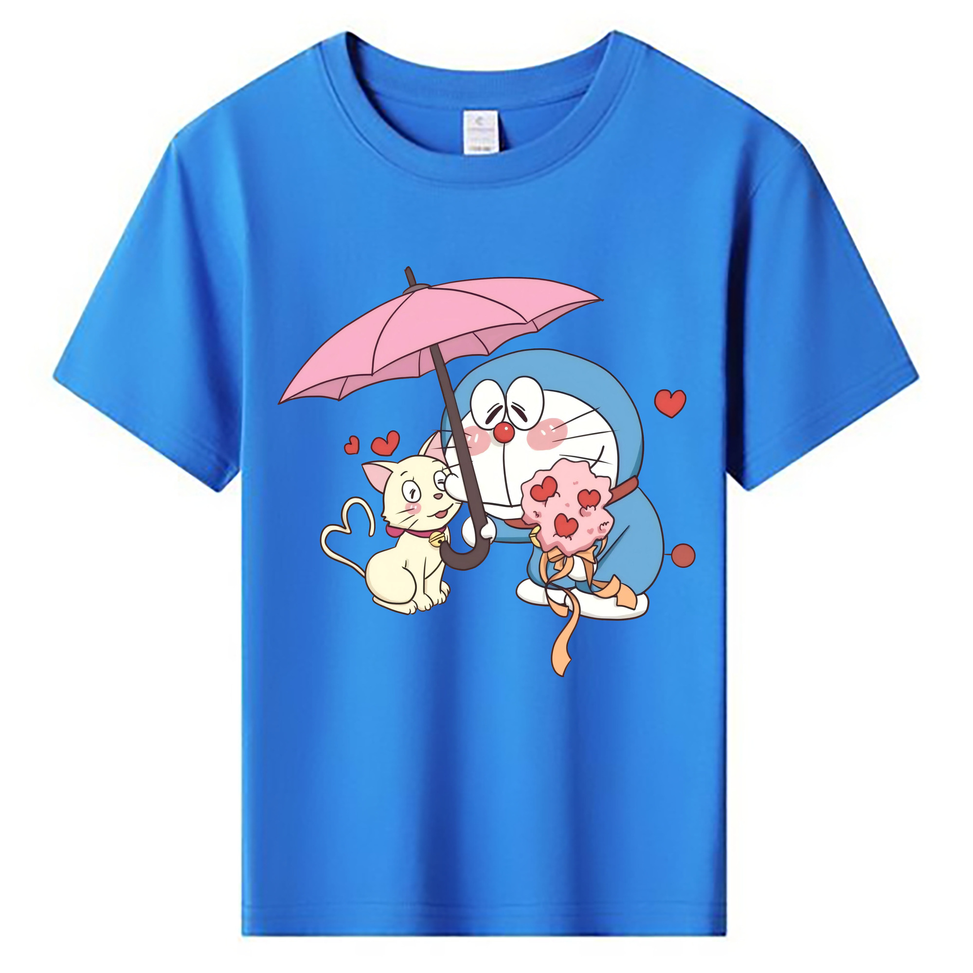 （画像用） ドラえもん Doraemon 綿100％キッズTシャツ（フロントプリント）